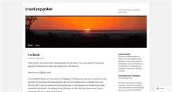 Desktop Screenshot of crankyspanker.com